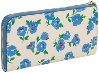 Thumbnail 3: KATE SPADE Devin Springtime Blooms Zip Around Wallet 