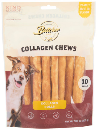 Thumbnail 1: Kind Rewards 10 Ct Peanut Butter Flavor Collagen Chews 