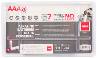 Thumbnail 2: RCA 20 Pk Ultra Powerful AAA Alkaline Batteries 