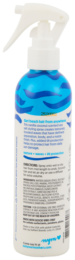 Thumbnail 2: Not Your Mother's  8 oz Texturizing Beach Babe Sea Salt Spray 
