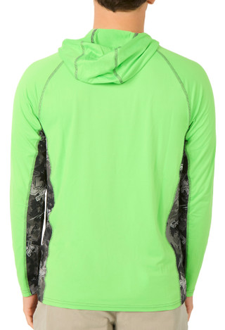 Thumbnail 4: TRUE TIMBER Men's Long Sleeve Hooded Performance Shirt 