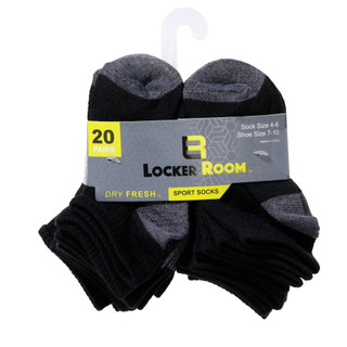 Thumbnail 1: Locker Room Boys 20 Pk Sport Socks  