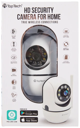 Thumbnail 1: Top Tech HD Bluetooth Wireless Home Security Camera  
