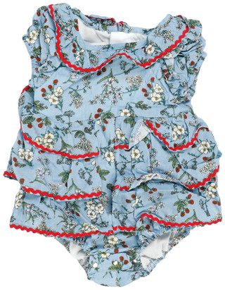 Thumbnail 1: Pippa & Julie Baby Girls Ruffle Bubble Dress 
