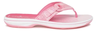 Thumbnail 3: Clarks Women's Cloudsteppers Breeze Reyna Flip Flop Sandals 
