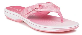 Thumbnail 1: Clarks Women's Cloudsteppers Breeze Reyna Flip Flop Sandals 