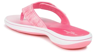 Thumbnail 5: Clarks Women's Cloudsteppers Breeze Reyna Flip Flop Sandals 