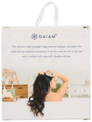 Thumbnail 2: GAIAM Gentle Silicone Scalp Massager 