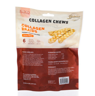 Thumbnail 2: Kind Rewards 6 Ct Chicken Flavor Collagen Braids 