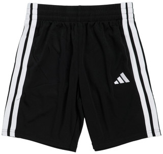 Thumbnail 1: Adidas Boys Striped Mesh Active Shorts 