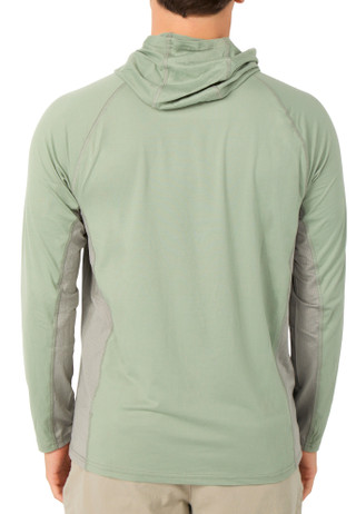Thumbnail 4: TRUE TIMBER Men's Long Sleeve Hooded Performance Shirt 