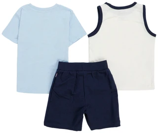 Thumbnail 2: Marvel Little Boys 3 Pc Spiderman Tee & Tank Set 