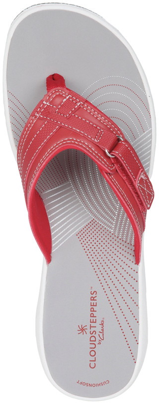 Thumbnail 2: Clarks Women's Cloudsteppers Breeze Sea Sandal Flip Flops 