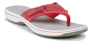 Thumbnail 1: Clarks Women's Cloudsteppers Breeze Sea Sandal Flip Flops 
