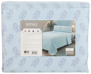 Thumbnail 2: Buffalo David Bitton Queen 4 Pc Floral Sheet Set 