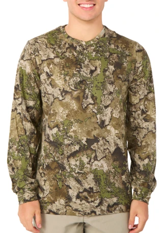 Thumbnail 1: TRUE TIMBER Men's Long Sleeve Performance Camo Tee 