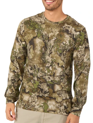 Thumbnail 2: TRUE TIMBER Men's Long Sleeve Performance Camo Tee 