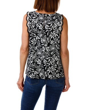 Thumbnail 2: Cece Women's Sleeveless Floral Print Top  