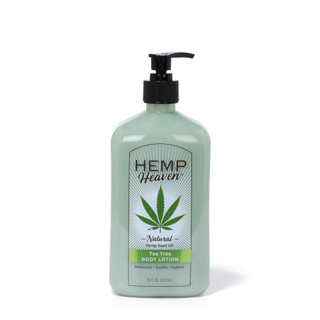 Thumbnail 1: Hemp Heaven 18 oz Tea Tree Hemp Seed Oil Lotion 