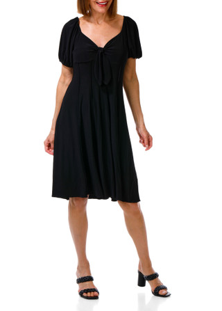 Thumbnail 1: Sami & Jo Women's Solid Bow Front Dress  