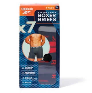Thumbnail 1: Reebok Men's 7 Pk Performance Boxer Briefs 