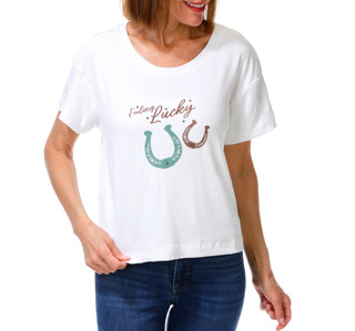 Thumbnail 1: East of June Women's Boxy Graphic Tee  