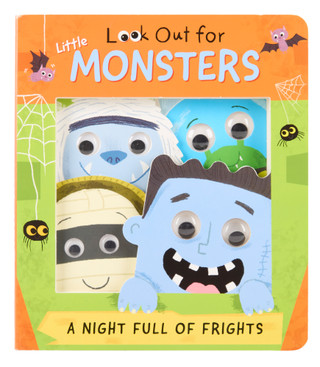 Thumbnail 1: KIDSBOOKS Look Out For Monsters Googly Eye Halloween Children's Book 