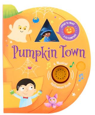 Thumbnail 1: KIDSBOOKS Pumpkin Town Halloween Musical Children's Book 