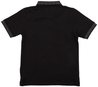 Thumbnail 2: Denim & Flower Boys Quarter Zip Polo Shirt 
