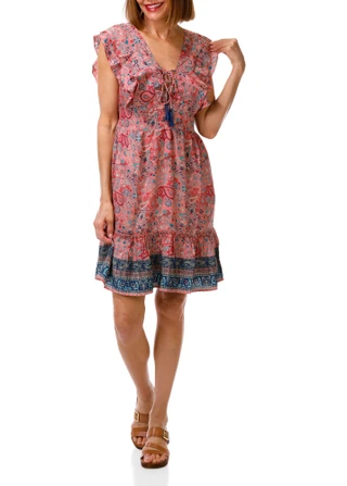 Thumbnail 1: America & Beyond Women's Nina Swim Coverup Dress  