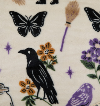 Thumbnail 2: Spellbound Studio 50x70 Witch Elements Throw Blanket 