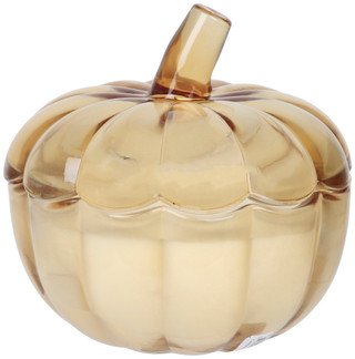 Thumbnail 2: Ember Glow 26 Oz Pumpkin Patch Amber Glass Candle 