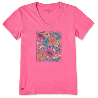 Thumbnail 1: Life is Good Beautiful Energy Wildflowers Crusher Tee 
