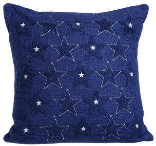 Thumbnail 1: Studio Curate Blue Stars 20x20 Throw Pillow 