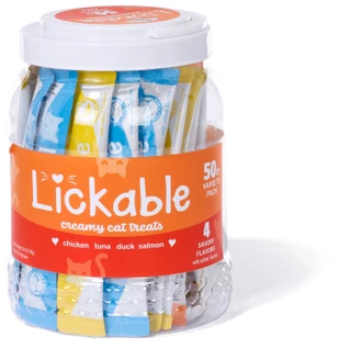 Thumbnail 1: LICKABLES Assorted Cat Purees Variety Pack 50ct 