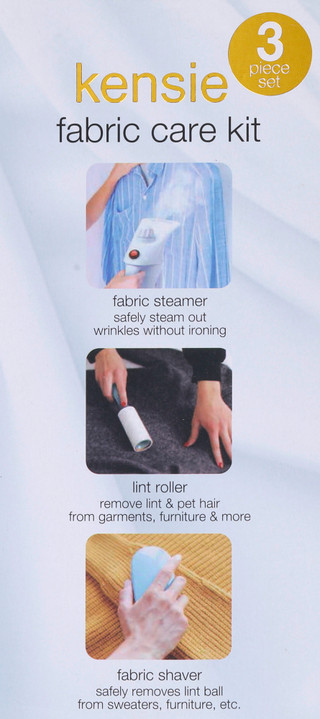 Thumbnail 3: Kensie Fabric Care Kit Steamer Lint Roller Shaver 