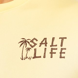Thumbnail 3: Salt Life Men's Long Sleeve Crew Neck Fishing Shirt 
