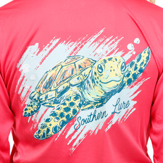Thumbnail 3: Southern Lure Women's Sea Turtle Long Sleeve UPF Tee 