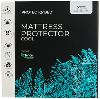 Thumbnail 1: Protect-A-Bed Cooling Queen Mattress Protector 