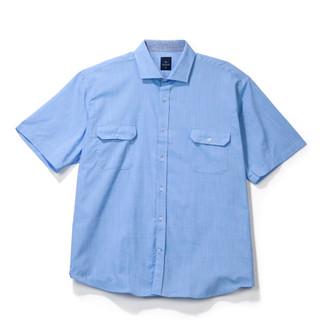 Thumbnail 2: TAILORBYRD Men's Short Sleeve Chambray Button Down Shirt 