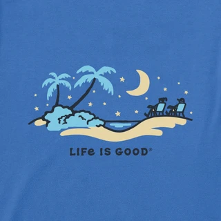 Thumbnail 2: Life is Good Women's Beachside Night Vista Crusher Tee 