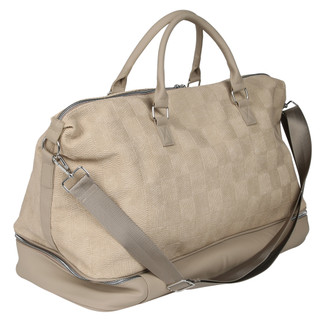 Thumbnail 3: Ellen Tracy 20 In. Textured Embossed Faux Leather Duffel 