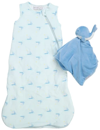 Thumbnail 1: SHABBY CHIC Baby Boys 2 Pc Sleepbag Set 
