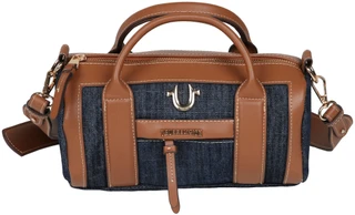 Thumbnail 1: True Religion Horseshoe Plaque Dark Denim Satchel 