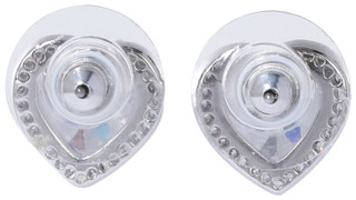 Thumbnail 3: KATE SPADE Heart Pave Stud Earrings 