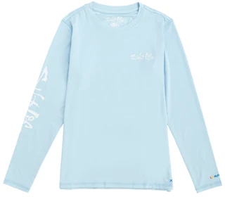 Thumbnail 2: Salt Life Long Sleeve Americana Tuna Crew Neck Shirt 
