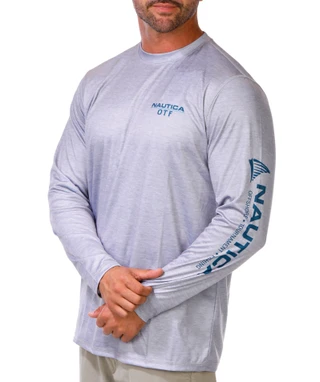Thumbnail 2: Nautica OTF Long-Sleeve UPF 50+ Performance Shirt 