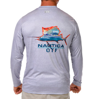 Thumbnail 3: Nautica OTF Long-Sleeve UPF 50+ Performance Shirt 