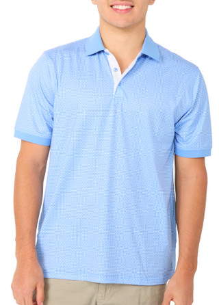 Thumbnail 1: Nick Graham Basketweave Golf Polo 