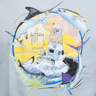 Thumbnail 2: Guy Harvey Men's Short Sleeve Graphic Tee 